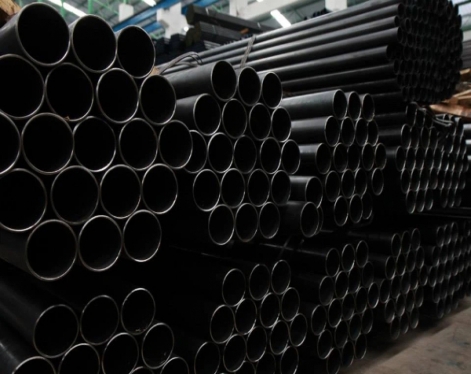 Black steel seamless pipe