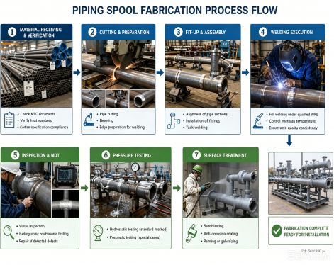 ASME B31 Standards Piping Spool Fabrication Process